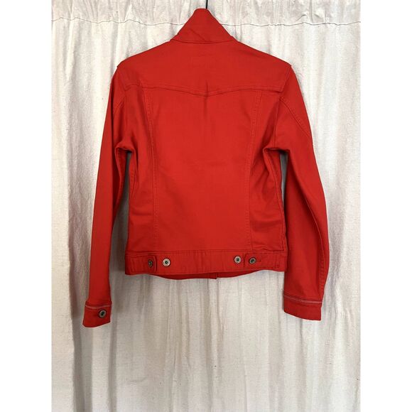 Red-Orange Levi's Denim Jacket - Picture 3 of 4